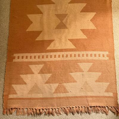 B768 Kilim Wool Jute Rug