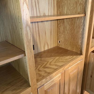 Two Matching Media Shelf Units (LR-BM)