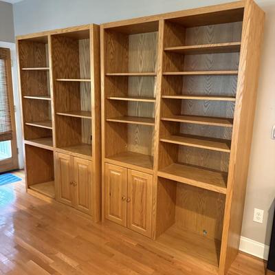 Two Matching Media Shelf Units (LR-BM)
