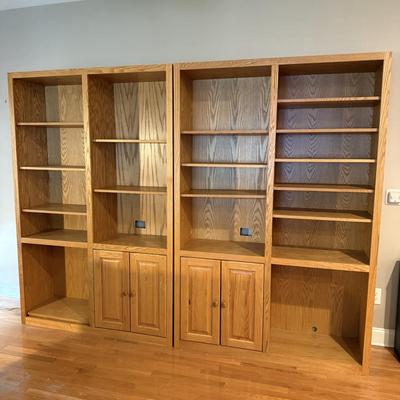 Two Matching Media Shelf Units (LR-BM)