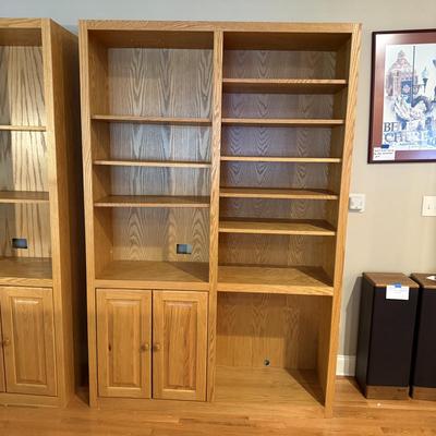 Two Matching Media Shelf Units (LR-BM)
