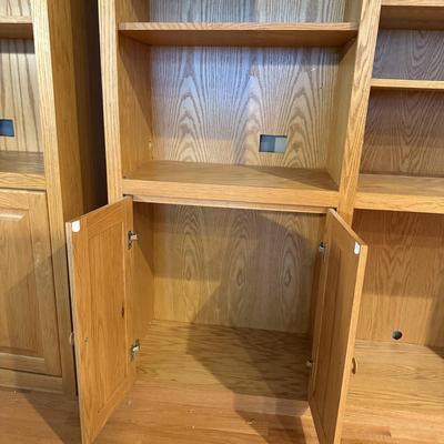 Two Matching Media Shelf Units (LR-BM)