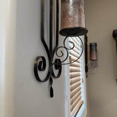 Wrought Iron Stands & Candle Sconces (EH-HS)