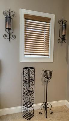Wrought Iron Stands & Candle Sconces (EH-HS)