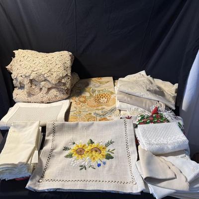 Collection of Vintage and Modern Table Linens and More (LR-BM)