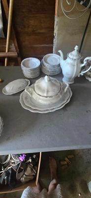Lot of serving dishes