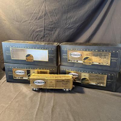 Four New York Central MTH Millennium Series Trains (LR-BM)