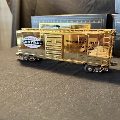Four New York Central MTH Millennium Series Trains (LR-BM)