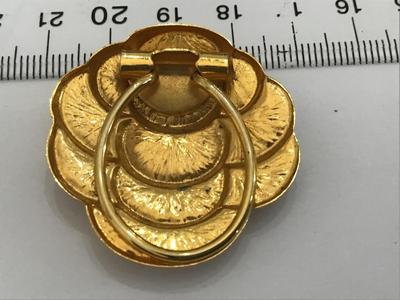 Vintage Gold Tone Scarf Clip
