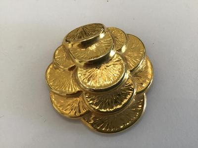 Vintage Gold Tone Scarf Clip