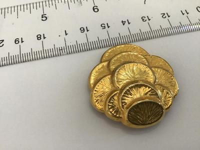 Vintage Gold Tone Scarf Clip
