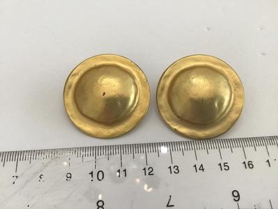 Vintage Chunky Clip on Earrings