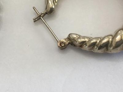 925 Silver Hoops Chunky