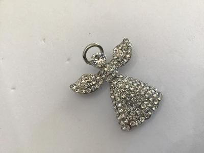Rhinestone Angel pin
