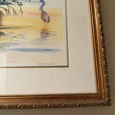 Mangrove Sunset Watercolor Print by Hannah Ineson (DR-BM)