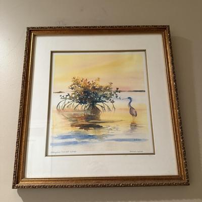 Mangrove Sunset Watercolor Print by Hannah Ineson (DR-BM)