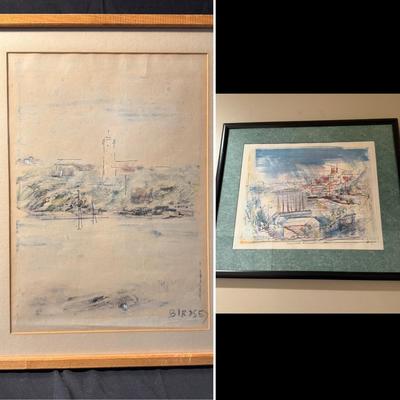 Original Art and Print by Alfred Birdsey (LR-BM)