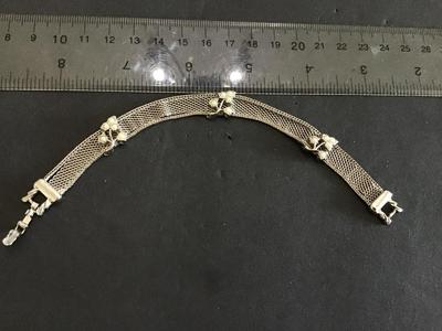 Vintage Mesh Sea Pearl Bracelet