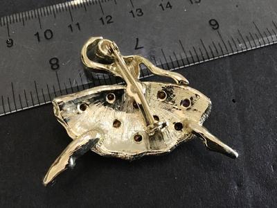 Fabulous Vintage Square Rhinestone Ballerina