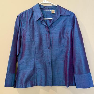 Vibrant & Elegant Vintage Silk Fashions by Oleg Cassini, Annalisa, Harvé Benard, & More (E-HS)
