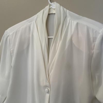 Vibrant & Elegant Vintage Silk Fashions by Oleg Cassini, Annalisa, Harvé Benard, & More (E-HS)