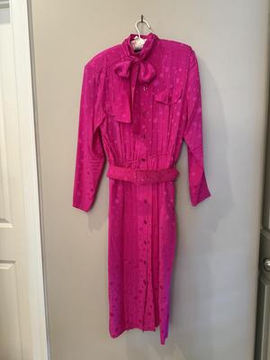 Vibrant & Elegant Vintage Silk Fashions by Oleg Cassini, Annalisa, Harvé Benard, & More (E-HS)