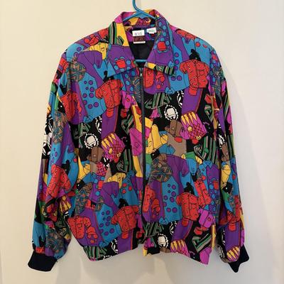 Vibrant & Elegant Vintage Silk Fashions by Oleg Cassini, Annalisa, Harvé Benard, & More (E-HS)