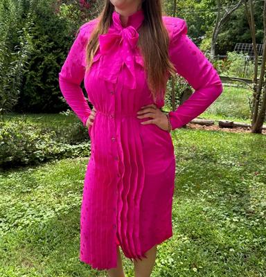 Vibrant & Elegant Vintage Silk Fashions by Oleg Cassini, Annalisa, Harvé Benard, & More (E-HS)