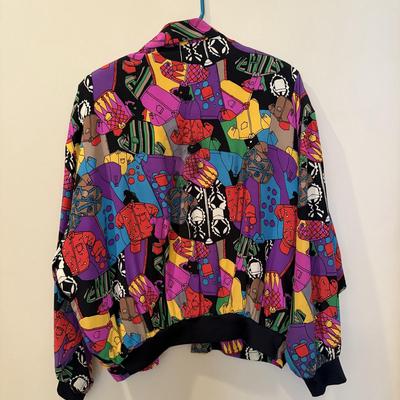 Vibrant & Elegant Vintage Silk Fashions by Oleg Cassini, Annalisa, Harvé Benard, & More (E-HS)