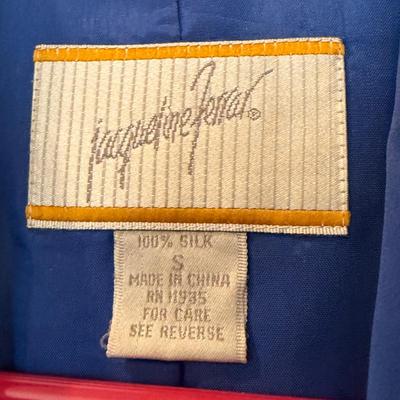 Vibrant & Elegant Vintage Silk Fashions by Oleg Cassini, Annalisa, Harvé Benard, & More (E-HS)