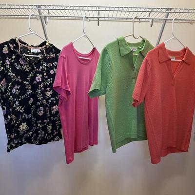 Colorful Casual Tops by Liz Claiborne, Chico’s, GAP, & More (E-HS)