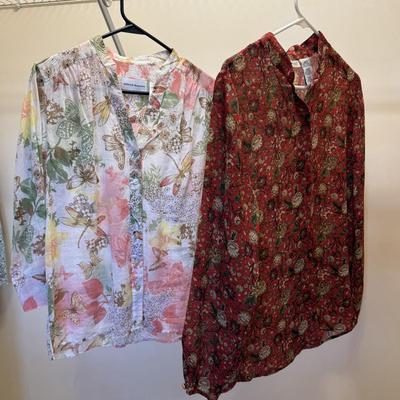 Colorful Casual Tops by Liz Claiborne, Chico’s, GAP, & More (E-HS)
