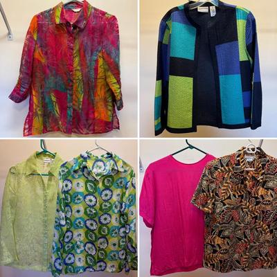 Colorful Casual Tops by Liz Claiborne, Chico’s, GAP, & More (E-HS)