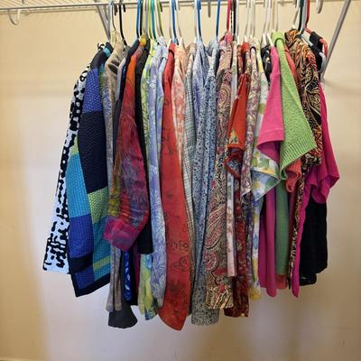 Colorful Casual Tops by Liz Claiborne, Chico’s, GAP, & More (E-HS)