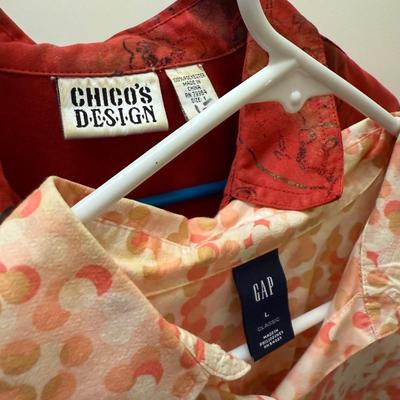 Colorful Casual Tops by Liz Claiborne, Chico’s, GAP, & More (E-HS)