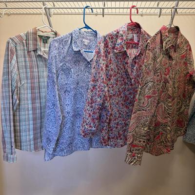 Colorful Casual Tops by Liz Claiborne, Chico’s, GAP, & More (E-HS)