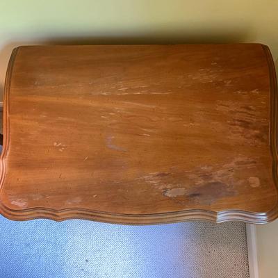 C773 Two Drawer French Provincial Nightstand