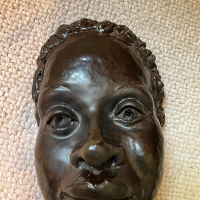 C775 Vintage Clay Sculpture Signed By L. Henselman 5/82