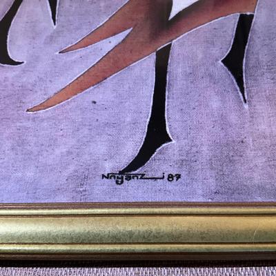 C785 Framed Abstract Print By Nuwa Wamala Nnyanzi