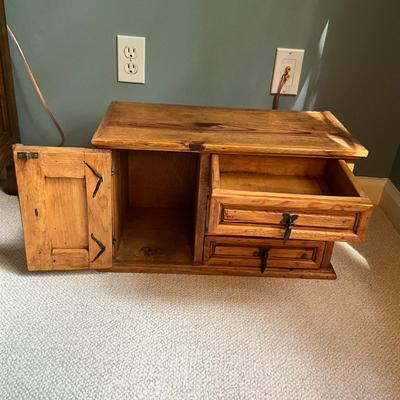A792 Three Drawer Reclaimed Wood Jewelry Credenza