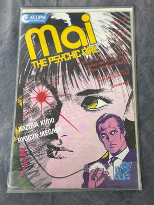 Mai the Psychic Girl Comic Book #3 Eclipse Comics