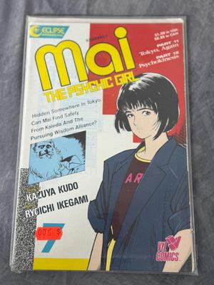 Mai the Psychic Girl Comic Book #7 Eclipse Comics
