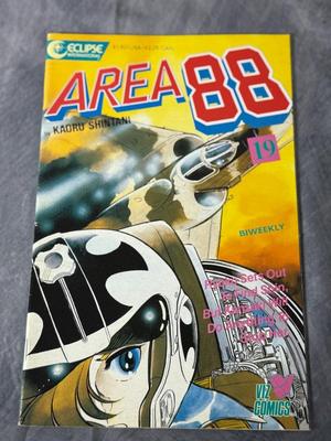 Eclipse Area 88 Comics Issues #2, 5, 6, 9, 10, 12, 15, 16, 17, 19, 21, 24, 33, 34, & 35 - 1987 Kaoru Shintani (Lot of 15)