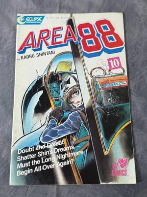 Eclipse Area 88 Comics Issues #2, 5, 6, 9, 10, 12, 15, 16, 17, 19, 21, 24, 33, 34, & 35 - 1987 Kaoru Shintani (Lot of 15)