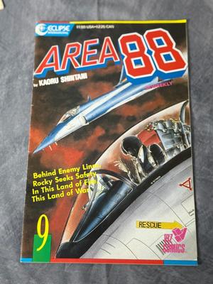 Eclipse Area 88 Comics Issues #2, 5, 6, 9, 10, 12, 15, 16, 17, 19, 21, 24, 33, 34, & 35 - 1987 Kaoru Shintani (Lot of 15)