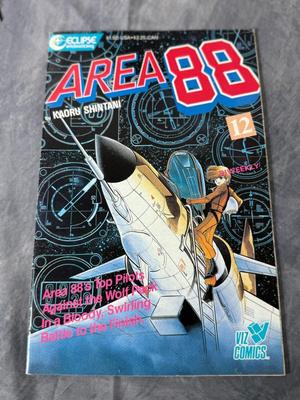 Eclipse Area 88 Comics Issues #2, 5, 6, 9, 10, 12, 15, 16, 17, 19, 21, 24, 33, 34, & 35 - 1987 Kaoru Shintani (Lot of 15)