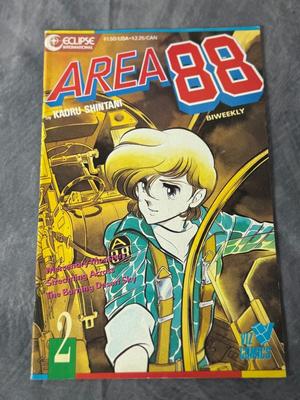 Eclipse Area 88 Comics Issues #2, 5, 6, 9, 10, 12, 15, 16, 17, 19, 21, 24, 33, 34, & 35 - 1987 Kaoru Shintani (Lot of 15)