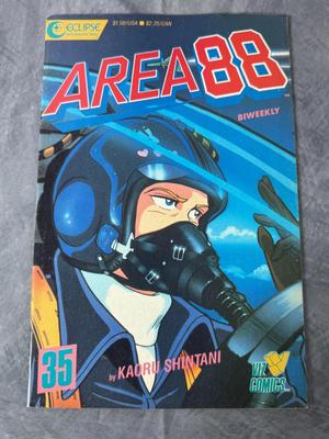 Eclipse Area 88 Comics Issues #2, 5, 6, 9, 10, 12, 15, 16, 17, 19, 21, 24, 33, 34, & 35 - 1987 Kaoru Shintani (Lot of 15)