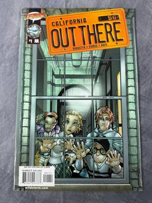 Out There #1, #7, #8, & #9 DC Wildstorm Comics 2001 VF/NM 2002 Humberto Ramos California 56 (Lot of 4)