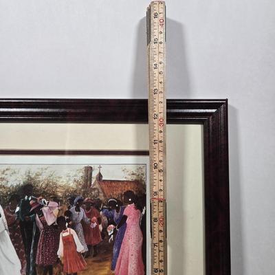 LOT 4D: " Contemplating Lincoln", "The Banjo Player" Prints and More